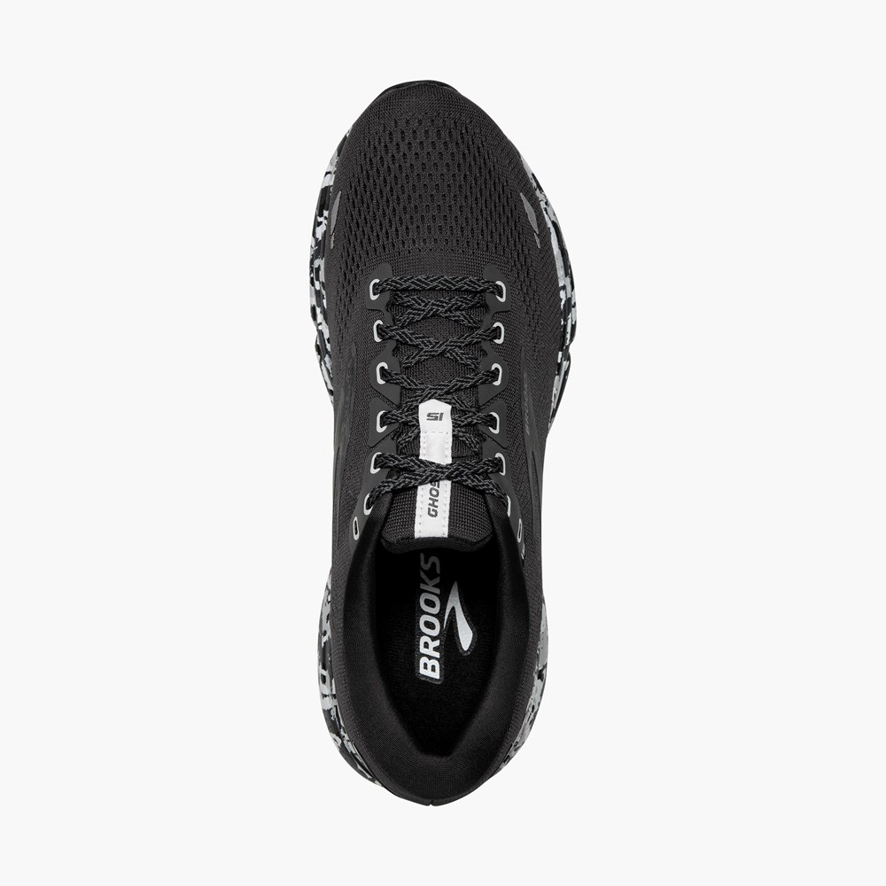 Chaussures Running Route Brooks Ghost 15 Noir Noir Homme | LTB-9082322